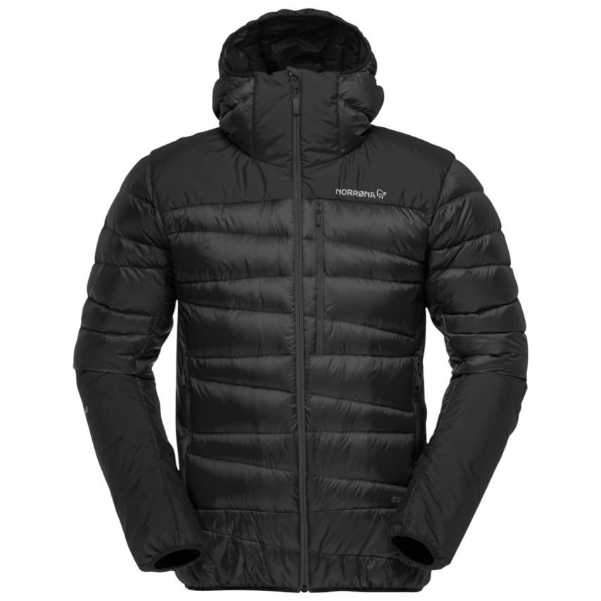 Męska kurtka puchowa Norrona falketind down750 Zip Hood Rozmiar: M / Kolor: czarny