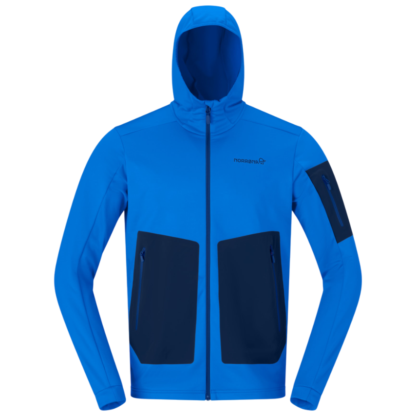 Męska bluza Norrona falketind warm2 stretch Hood Rozmiar: XL / Kolor: niebieski