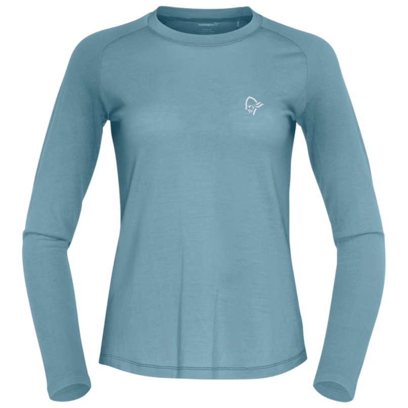Koszulka damska Norrona femund pureUll Long Sleeve Rozmiar: L / Kolor: niebieski