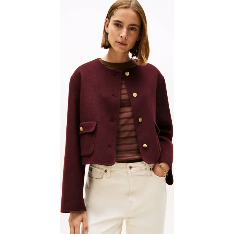 Tommy Hilfiger Wełniana kurtka | Regular Fit
