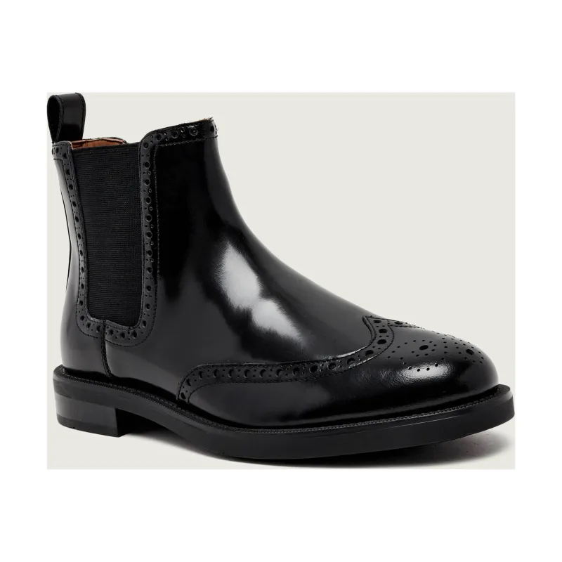 Tommy Hilfiger Skórzane sztyblety