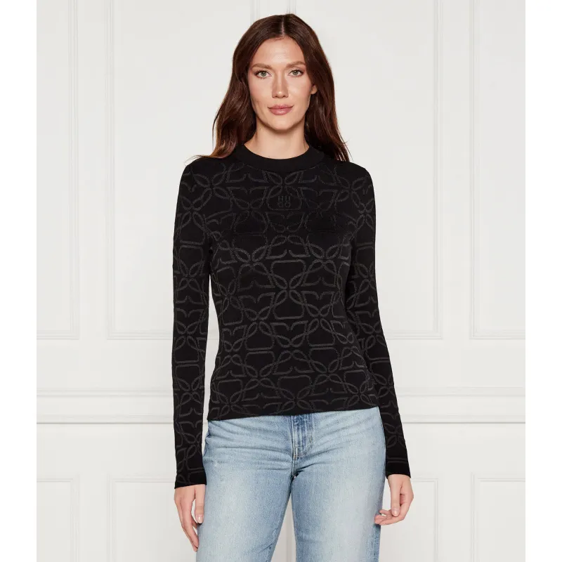 HUGO Półgolf Satero Slim Fit