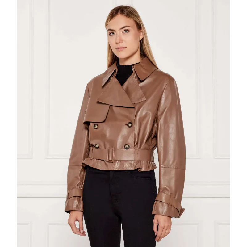 BOSS BLACK Skórzana kurtka Satela | Regular Fit