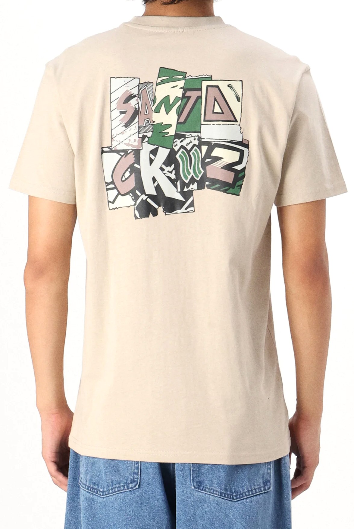 t-shirt SANTA CRUZ KICKBACK TEE FOG