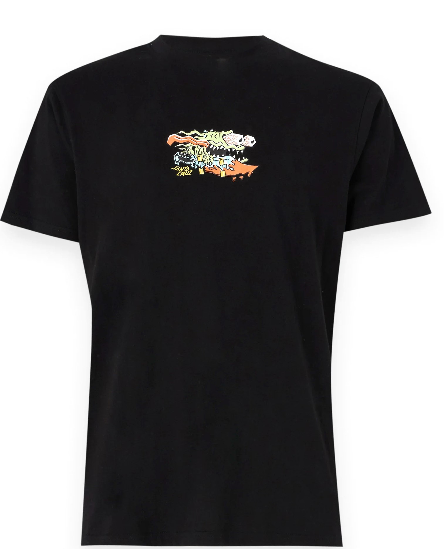t-shirt SANTA CRUZ MEEK SCRATCHED SLASHER FRONT TEE BLACK