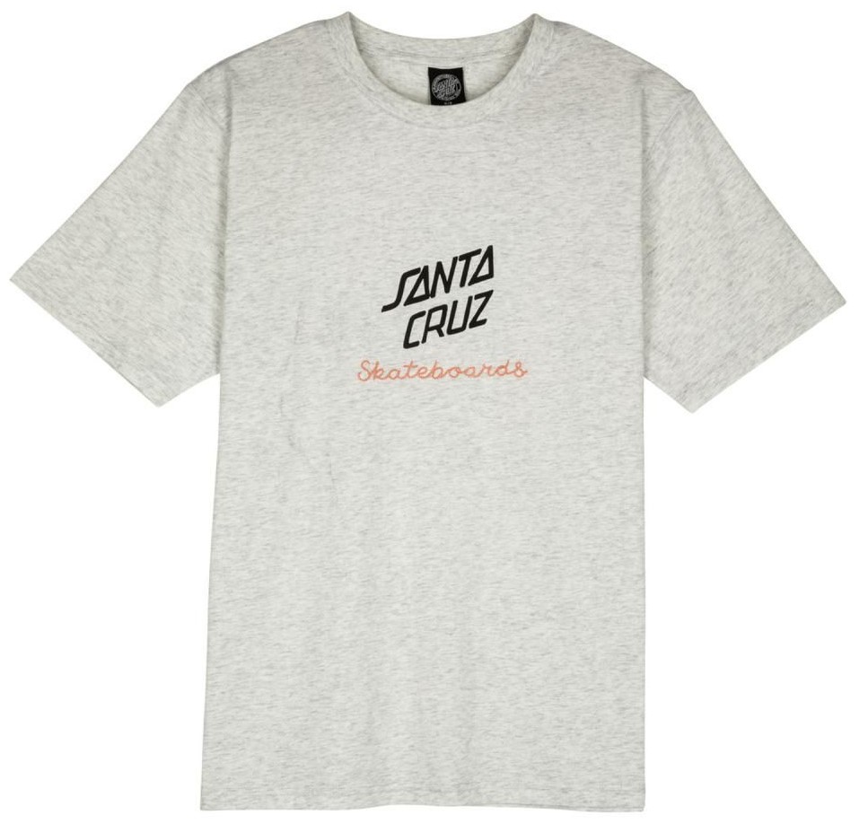 t-shirt damski SANTA CRUZ SINGULAR SCRIPT CENTER TEE ATHLETIC HEATHER
