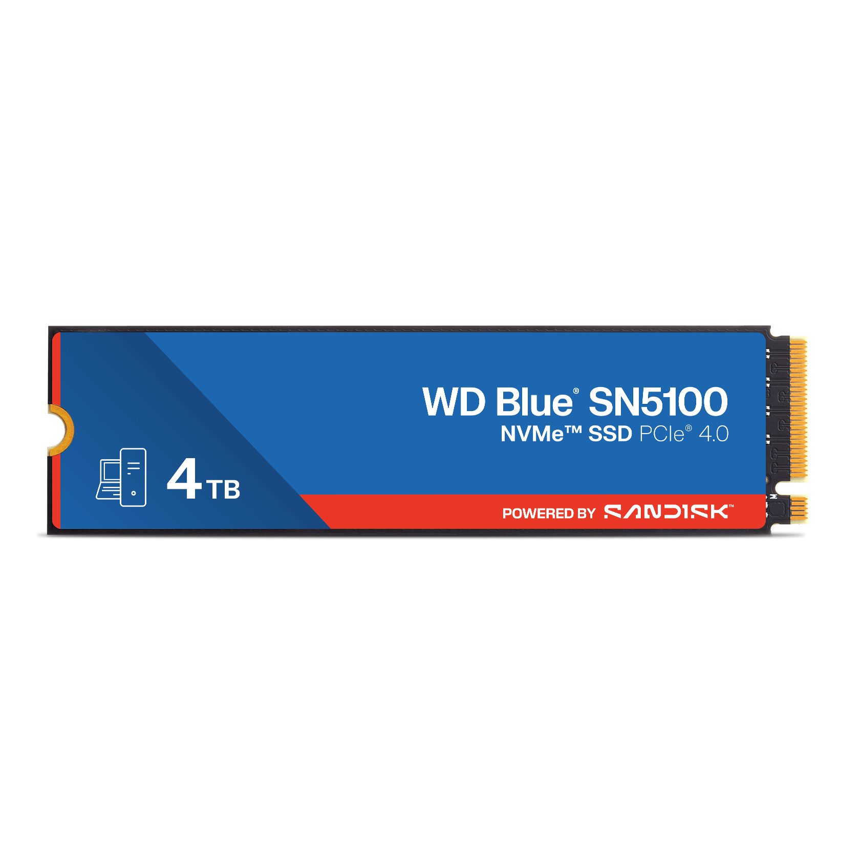 WD 4TB SN5100 NVMe, Blue - WDS400T5B0E-00CPE0