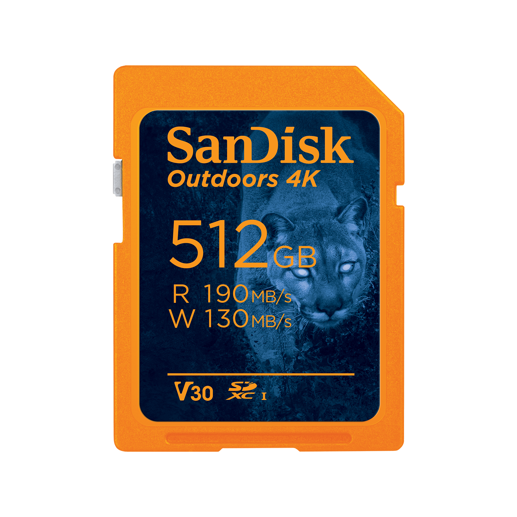 SanDisk Outdoors 4K SDXC UHS-I Card - 512GB Single Pack - SDSDXWV-512G-GN6VN