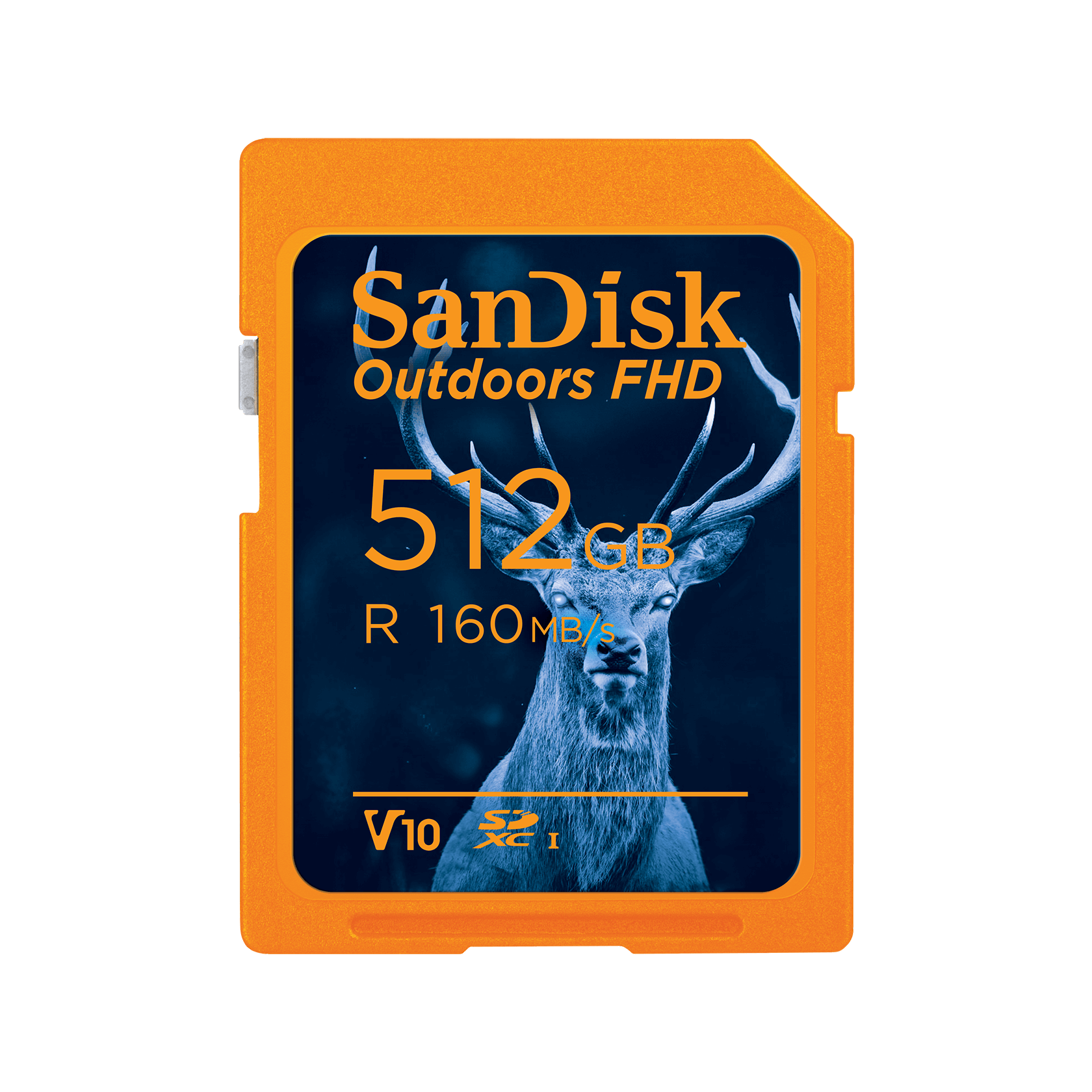 SanDisk Outdoors FHD SDXC UHS-I Card - 512GB Single Pack - SDSDUWL-512G-GN6VN