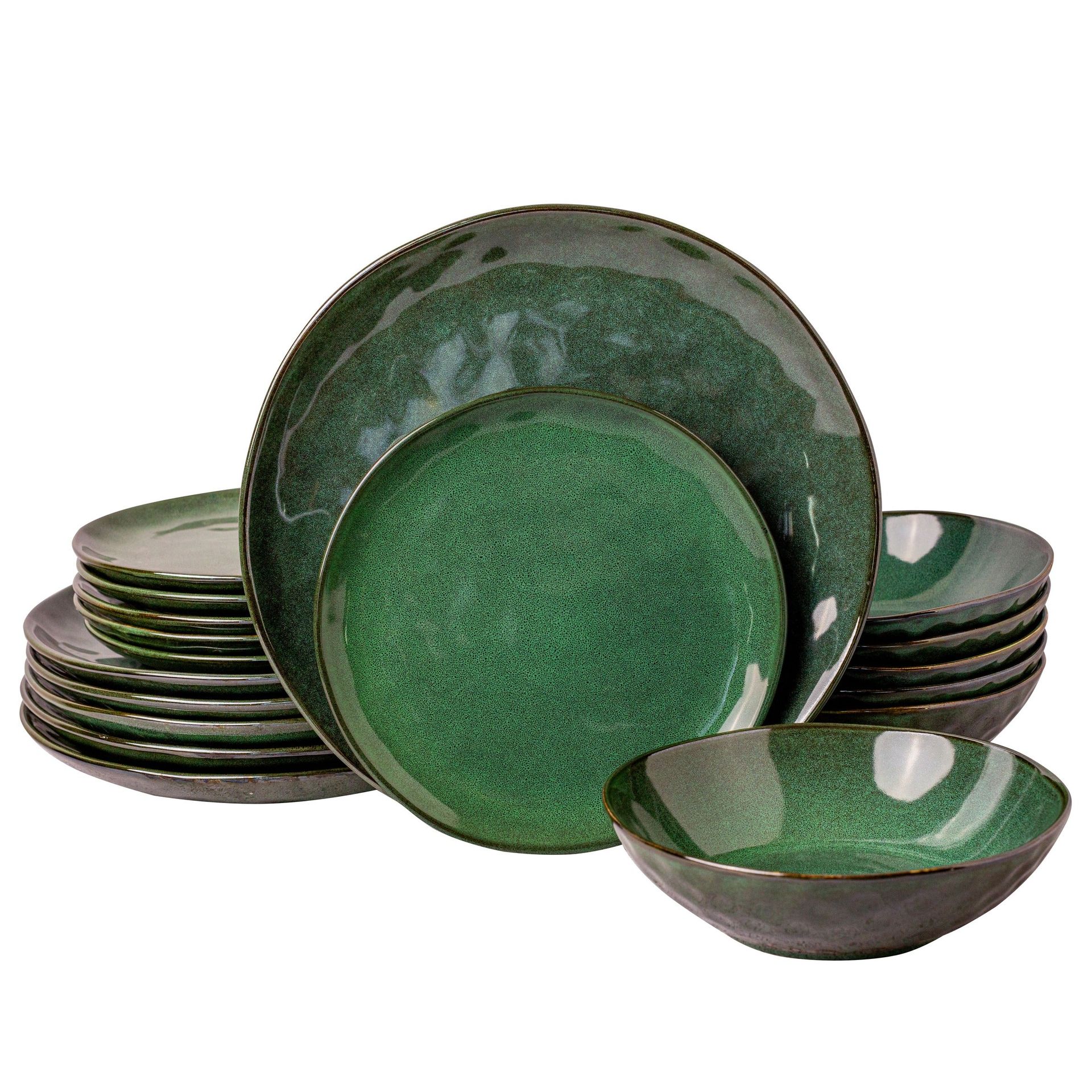 Serwis obiadowy Uminami zielony-6