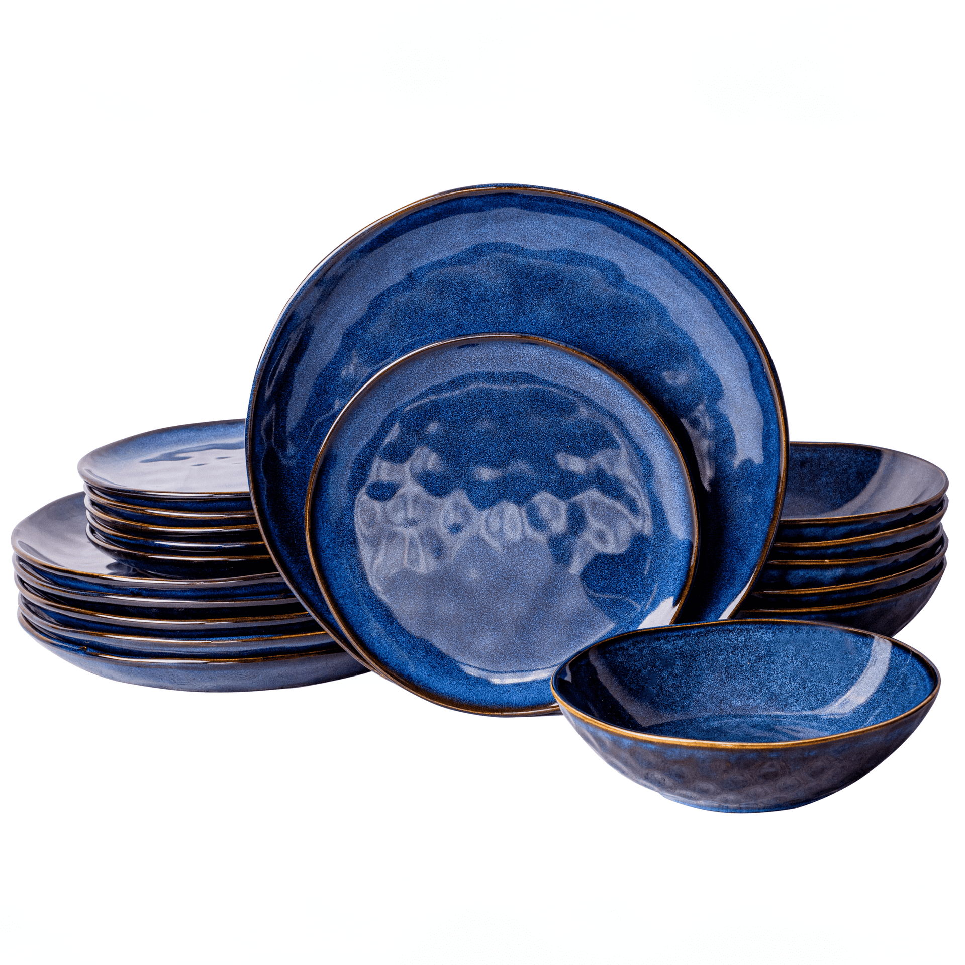 Serwis obiadowy Uminami niebieski-6