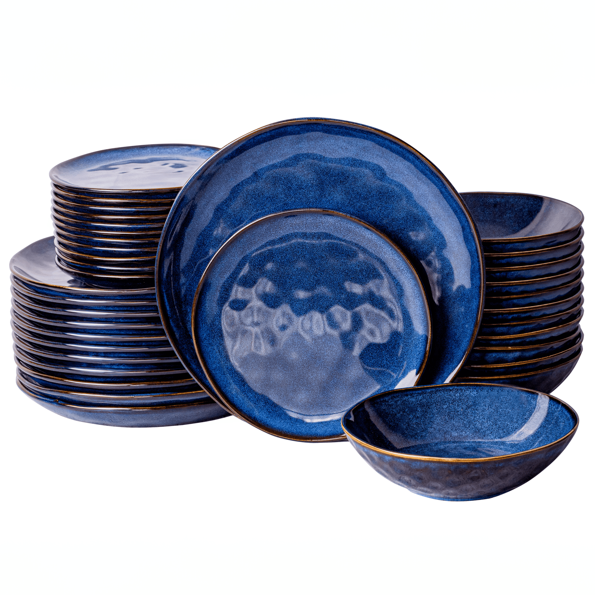 Serwis obiadowy Uminami niebieski-12