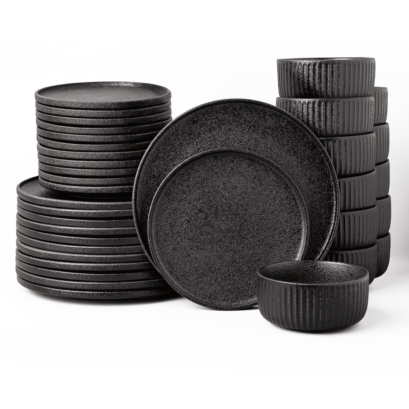 Serwis obiadowy Anun czarny-12