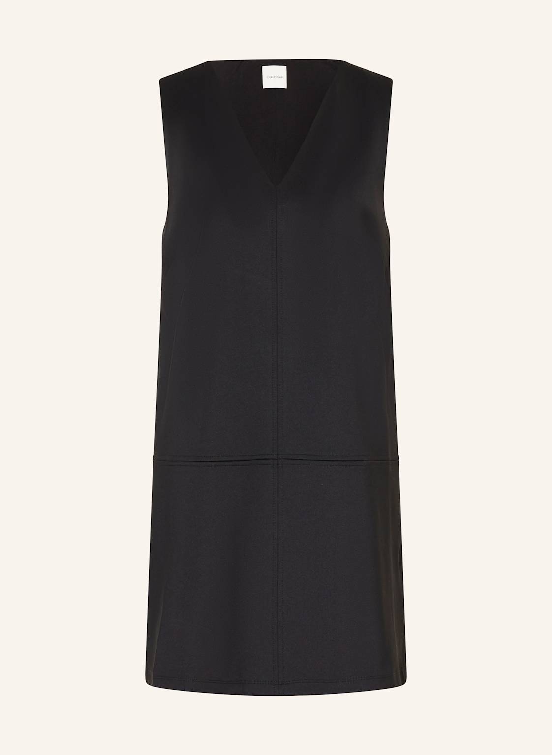 Calvin Klein Sukienka Z Dżerseju schwarz