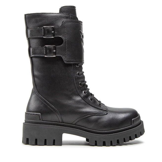 Trapery Pinko Cumino Stivale AI 22-23 BLKS1 1H2135 A072 Czarny