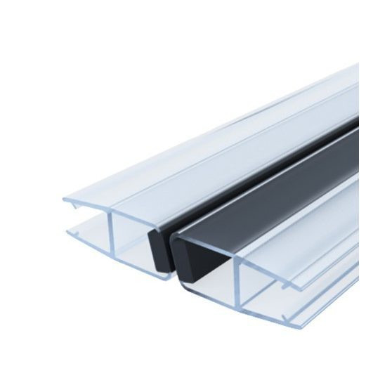 Leziter Zamek magnetyczny 6 mm do drzwi prysznicowych 180 stopni 2 m