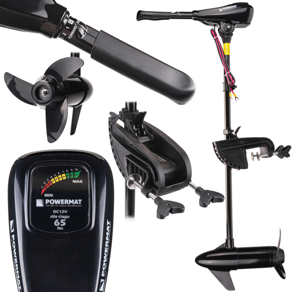 Powermat Elektryczny silnik do łodzi PM-ESZ-65H 750W