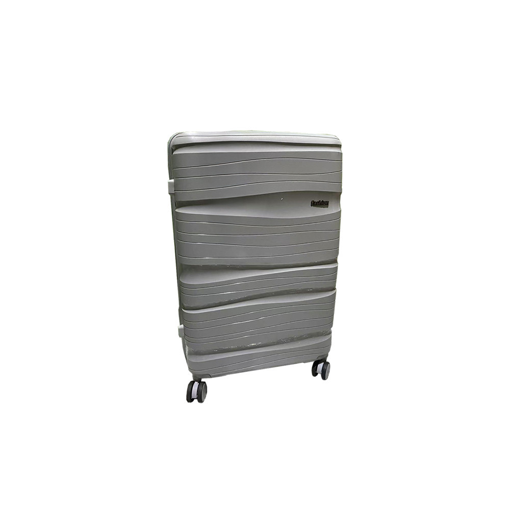 Walizka kabinowa TraveLux Voyager z twardą pokrywą 55x40x20 cm szara