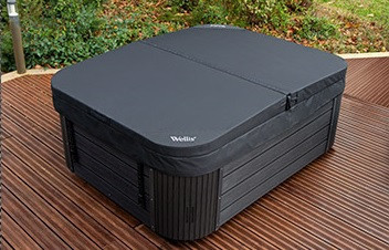 Wellis Thermotető 4-5-6 személyes jakuzzihoz fekete tex