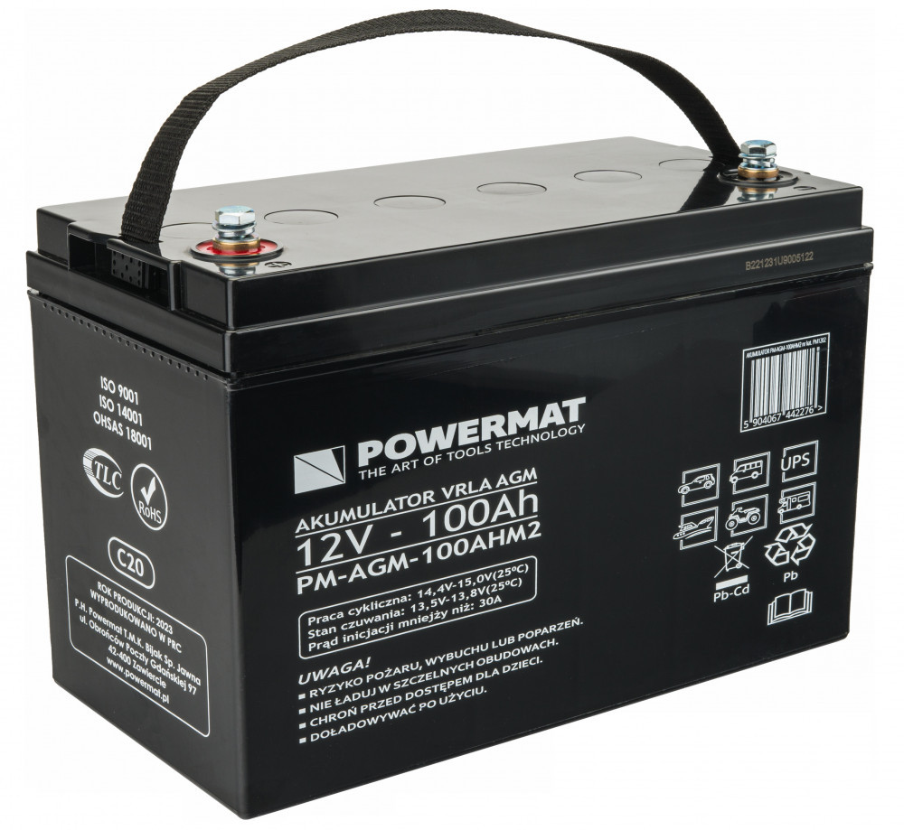 Powermat Akumulator PM-AGM-100AHM2