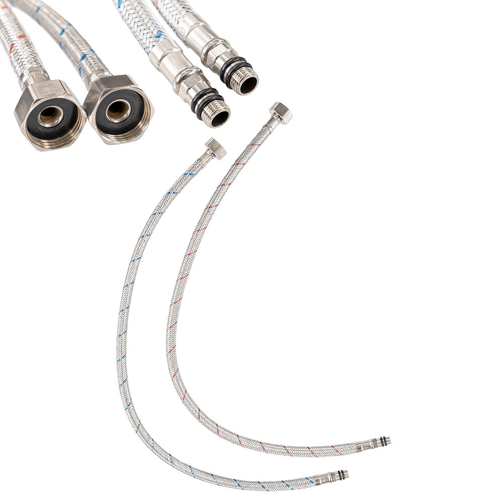 Leziter Przewody zimnej i ciepłej wody do tac zlewozmywakowych