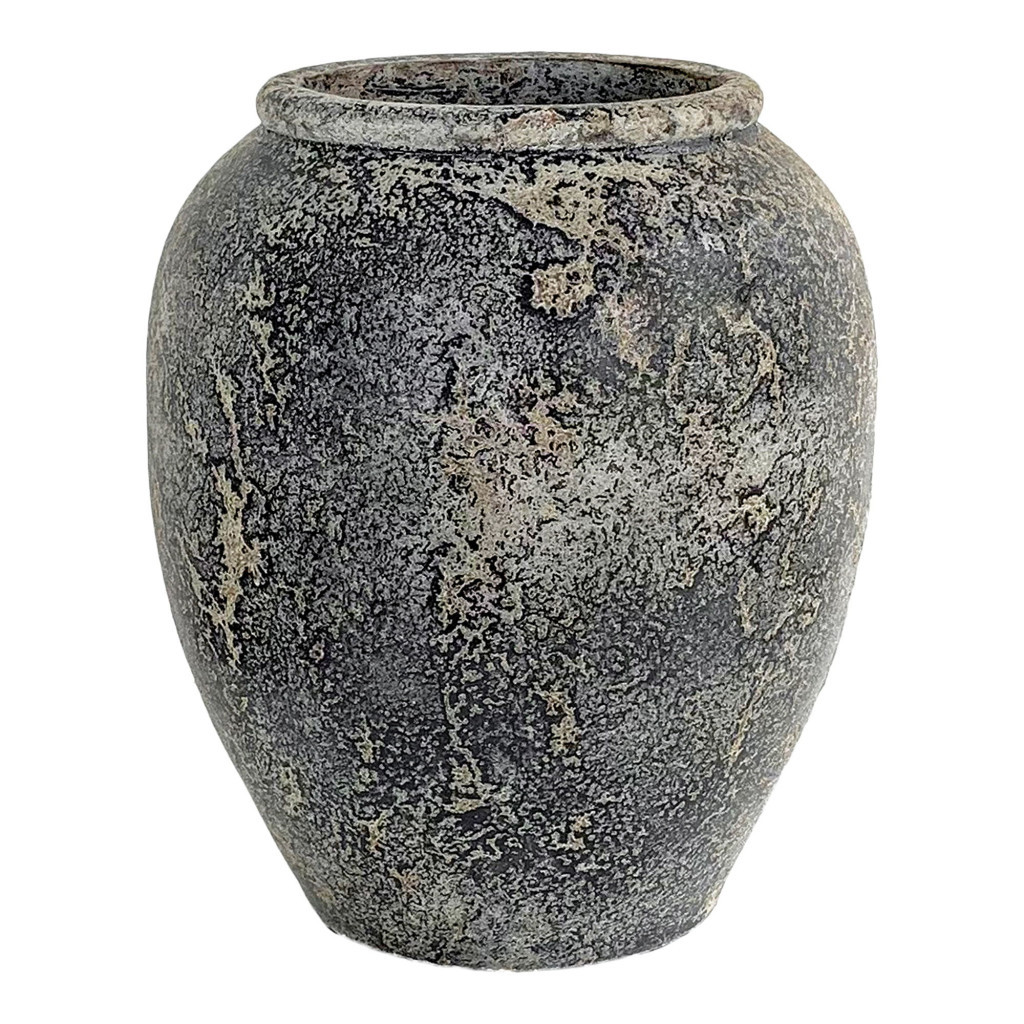 Wazon dekoracyjny Capelo terakota, szary, Ø44x49 cm