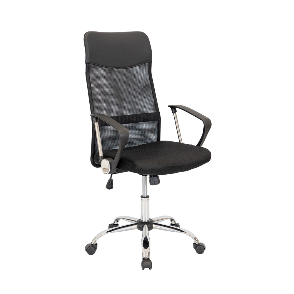 Leziter Ergonomiczne biurowe krzesło obrotowe Fit, czarne