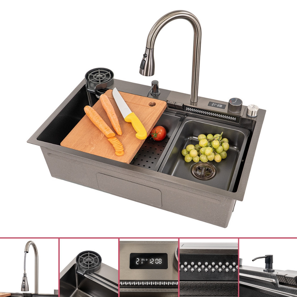 Leziter Zlewozmywak ze stali nierdzewnej Rose II