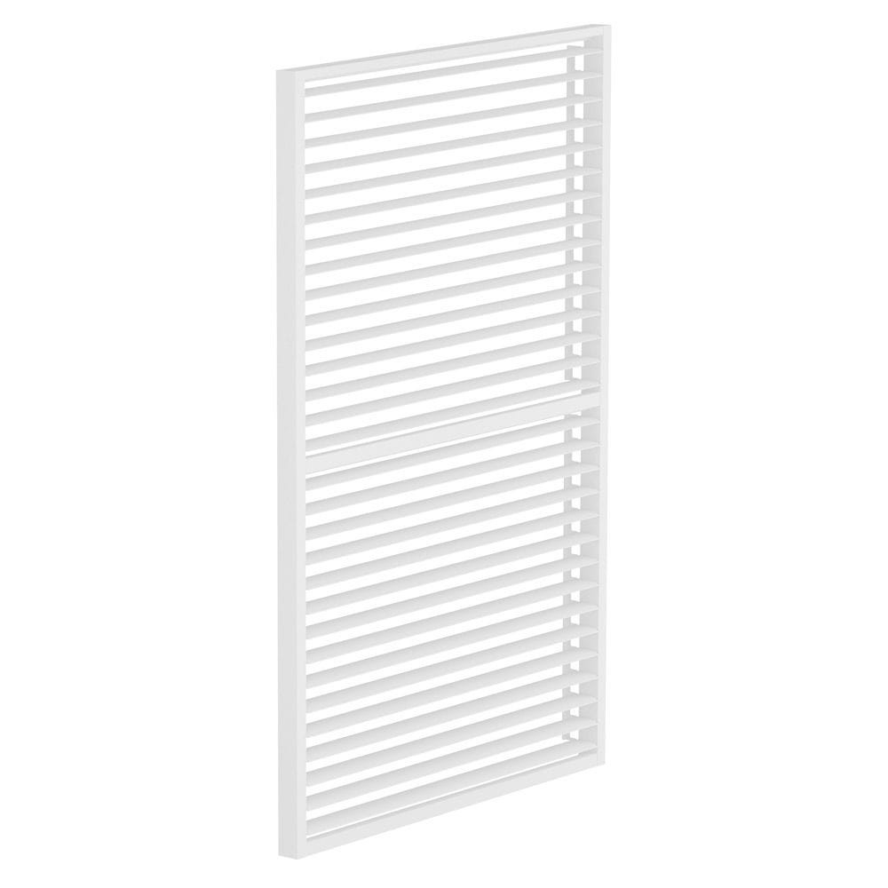 Mirpol LUXE Panel boczny z listwami (R) 123x218cm do 4 m biały