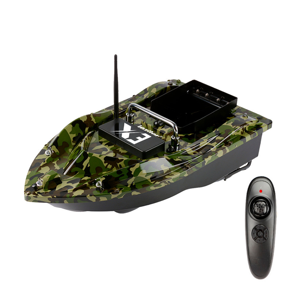 Leziter Łódź feederowa X3 z kamuflażem backpacker