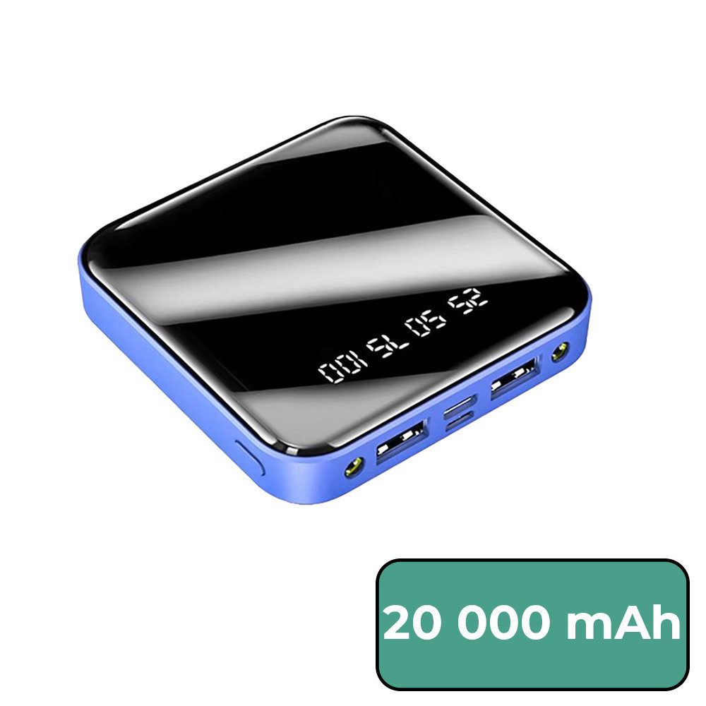 Powerbank 20000 mAH 2A 10W niebieski