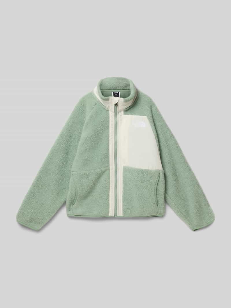 Kurtka z polaru z wyhaftowanym logo model ‘YUMIORI’