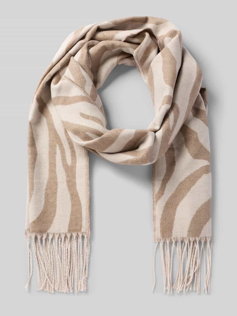 Szal ze wzorem na całej powierzchni model ‘ELIN’