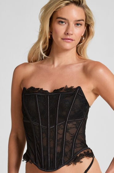 Hunkemöller Gorset Julia Czarny