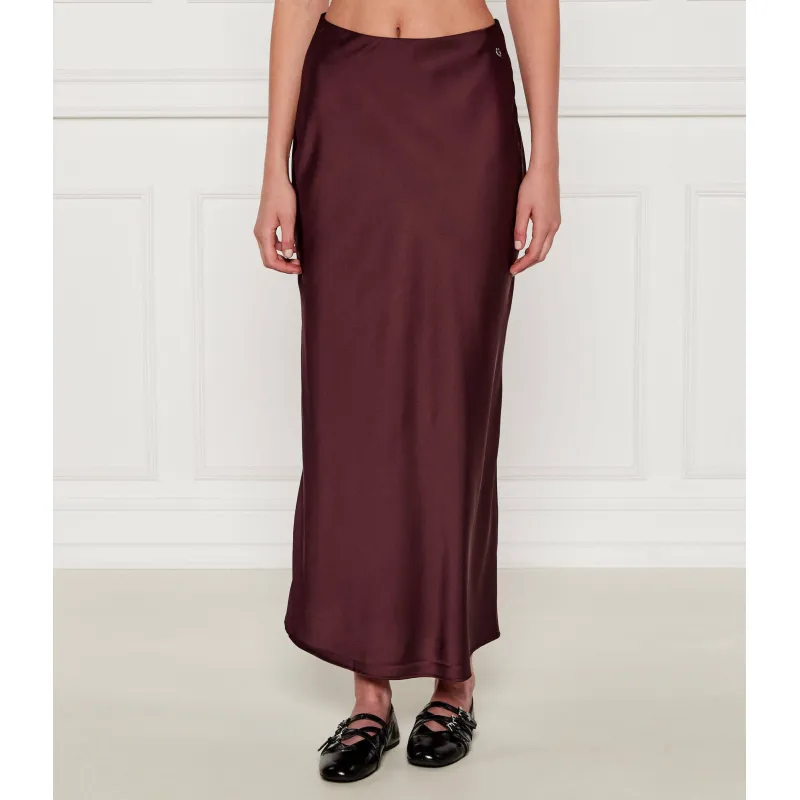 GUESS Satynowa spódnica SIBILLA