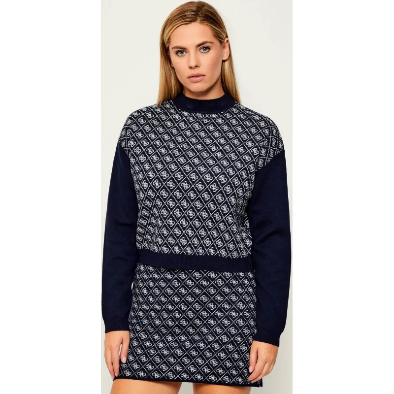 GUESS Półgolf AUBREY | Loose fit | z dodatkiem wełny