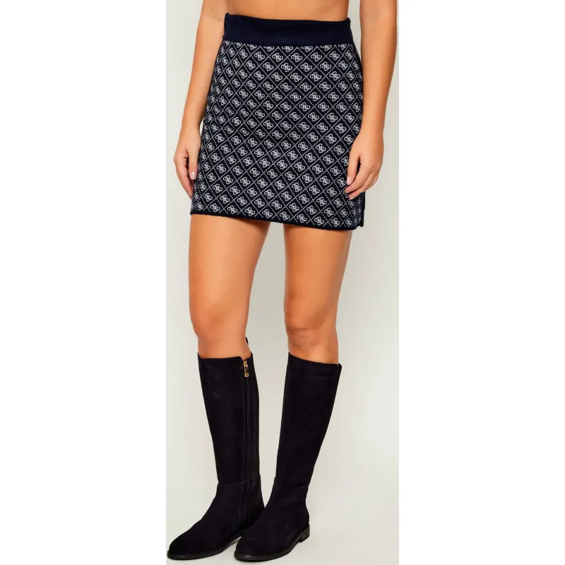 GUESS Spódnica AUBREY | z dodatkiem wełny