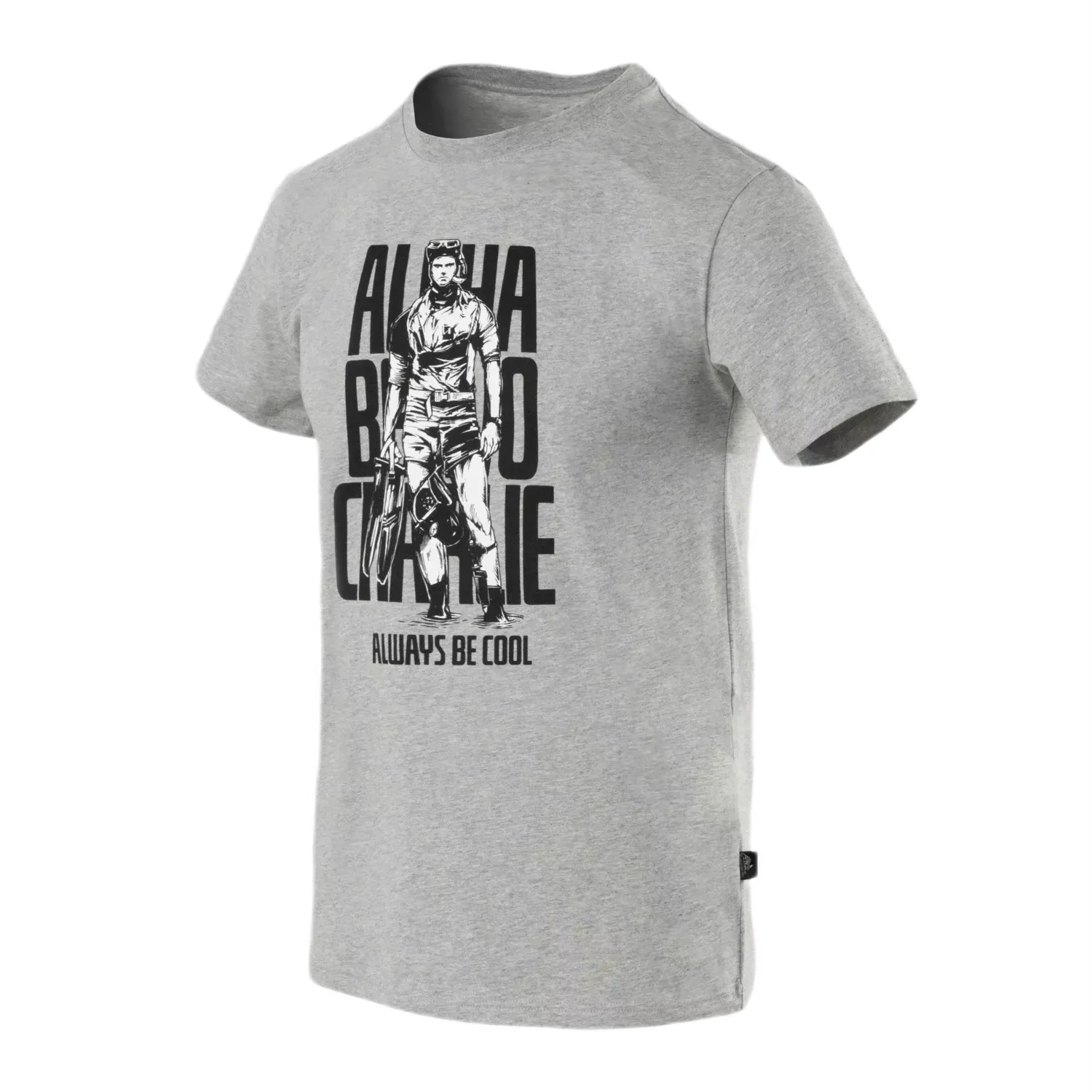 Helikon-Tex T-Shirt (ABC Alfa Bravo Charlie) - Mid Grey Melange