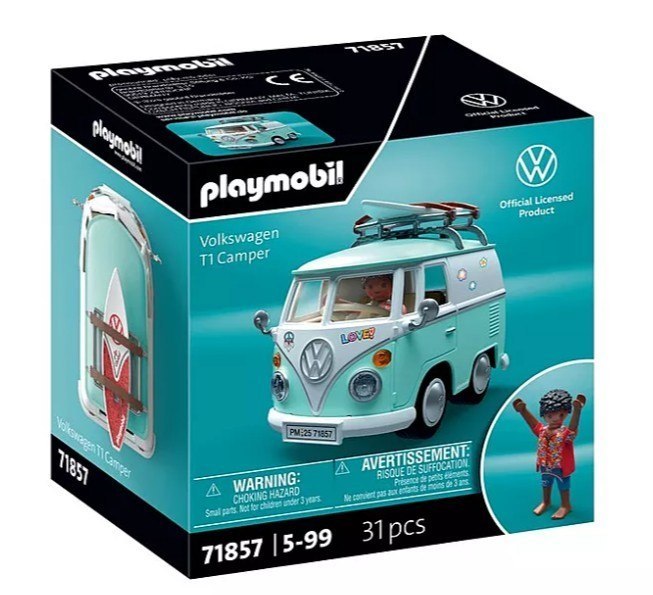 Zestaw z figurką Cars 71857 Volkswagen T1 Camper Playmobil