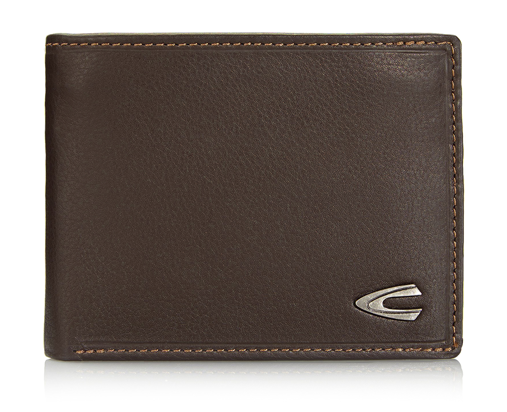 CAMEL ACTIVE B34-703-20 skórzany portfel męski brązowy mały