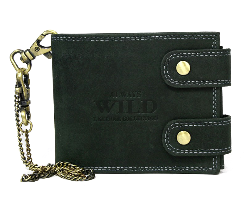 WILD skórzany porfel męski 2900-BIC czarny 2900-BIC