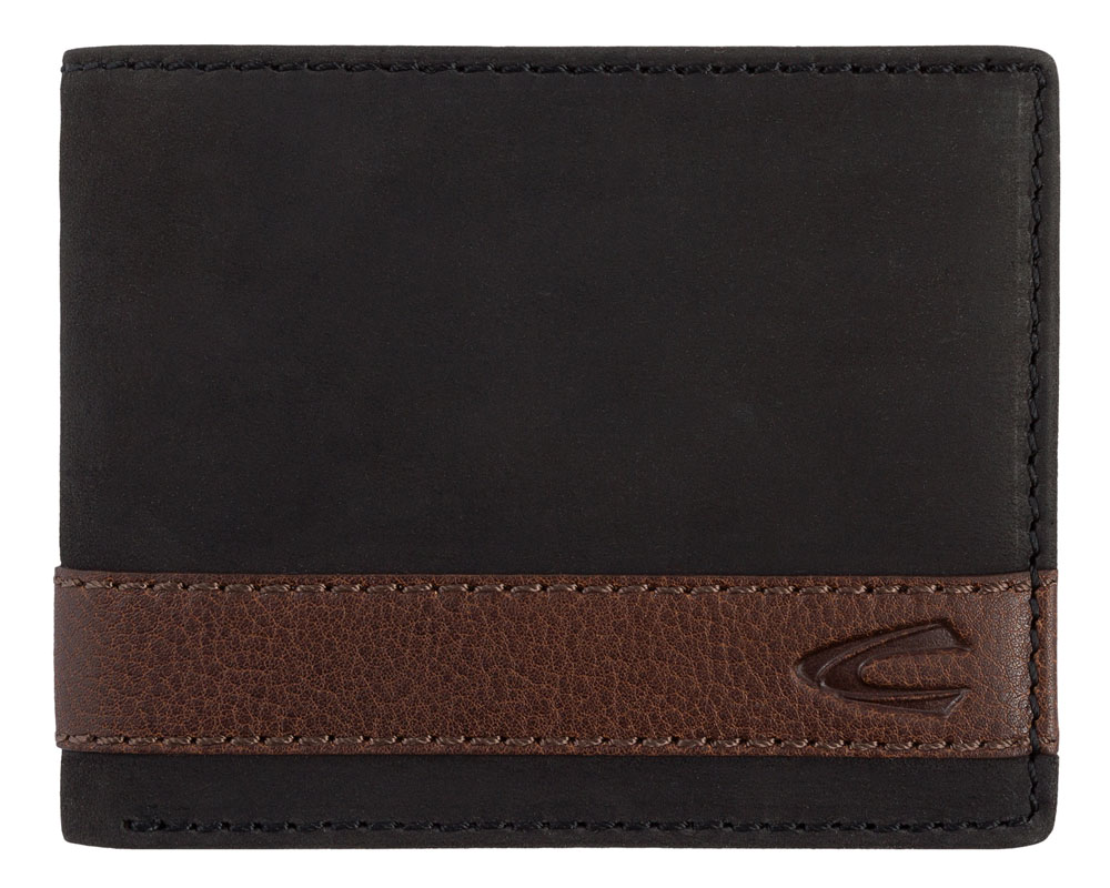 Camel Active 274-703-60 – skórzany portfel męski, czarny 274 703 60