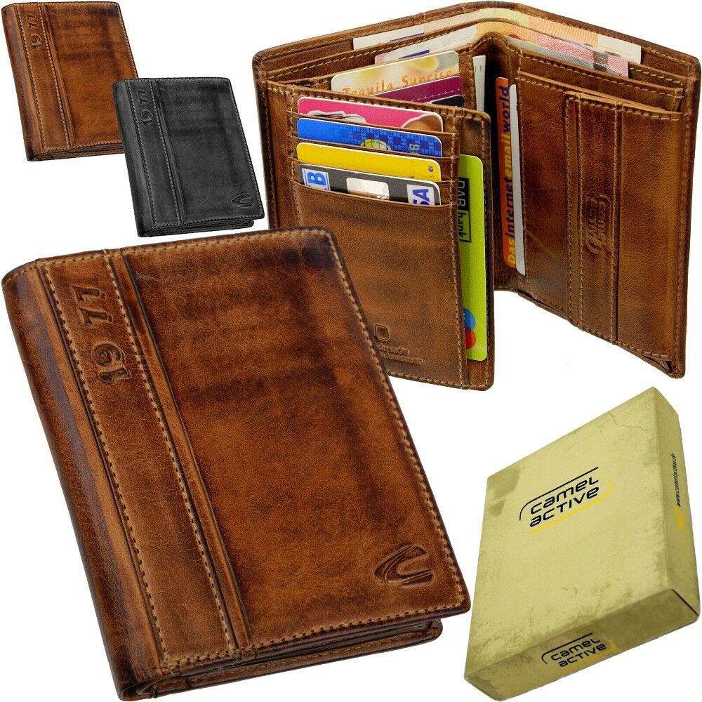 CAMEL ACTIVE 247 704 29 skórzany portfel męski brązowy 247 704 29
