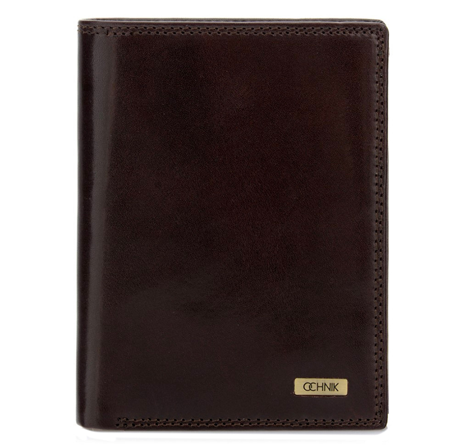 OCHNIK brązowy portfel męski skórzany PL-145-89 z RFID PL-145-89