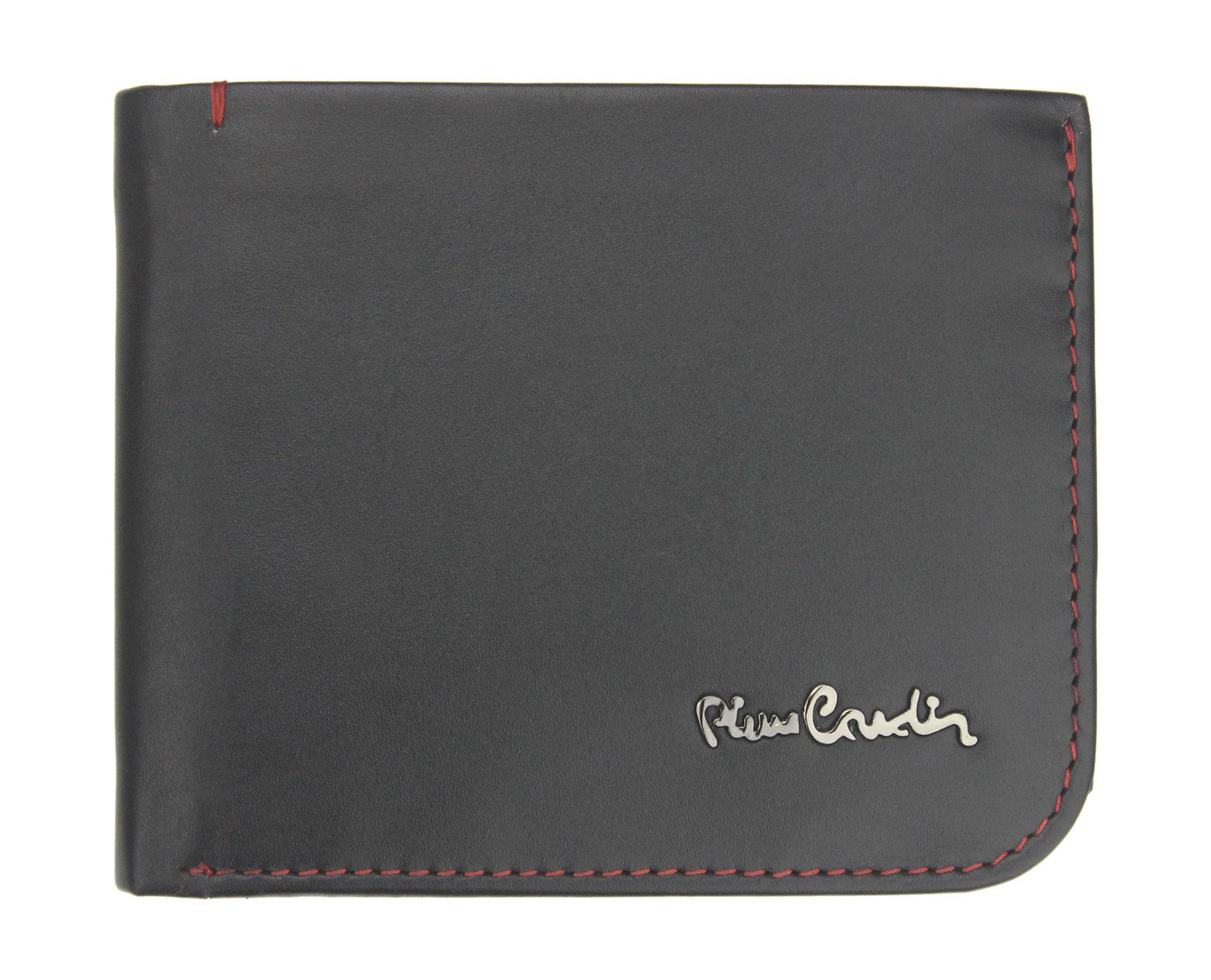 PIERRE CARDIN czarny portfel męski Tilak35 324 RFID 324