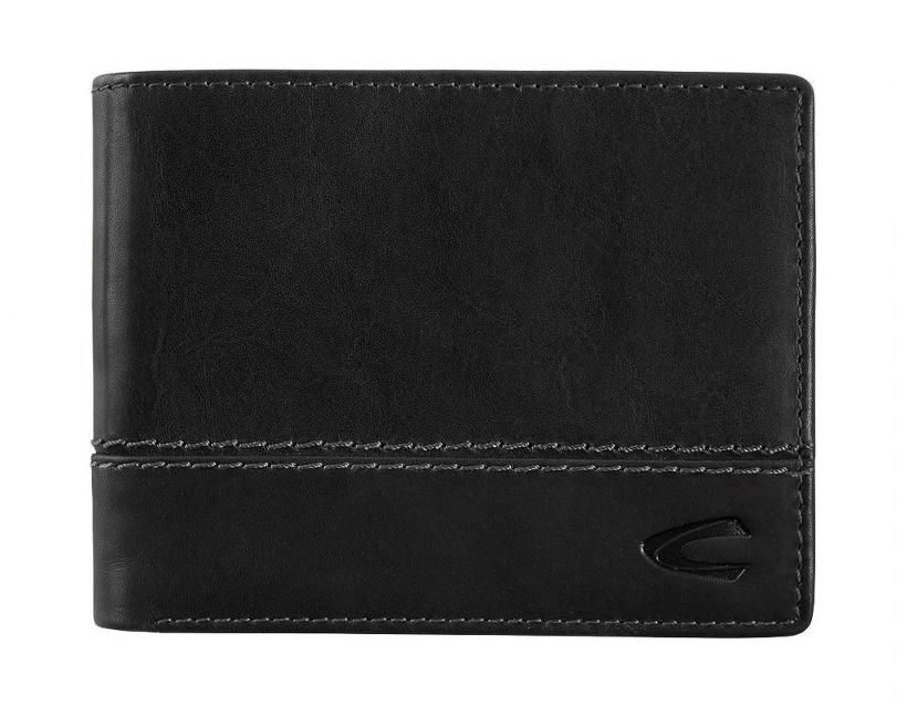 CAMEL ACTIVE skórzany portfel męski czarny 246 703 60 NEVADA 246 703 60