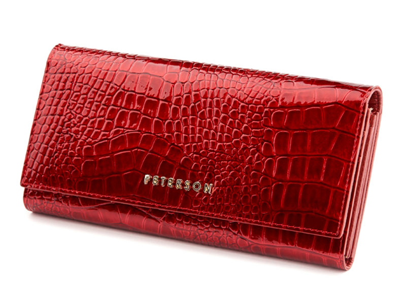 PETERSON skórzany portfel damski CR 467 RFID CR 467