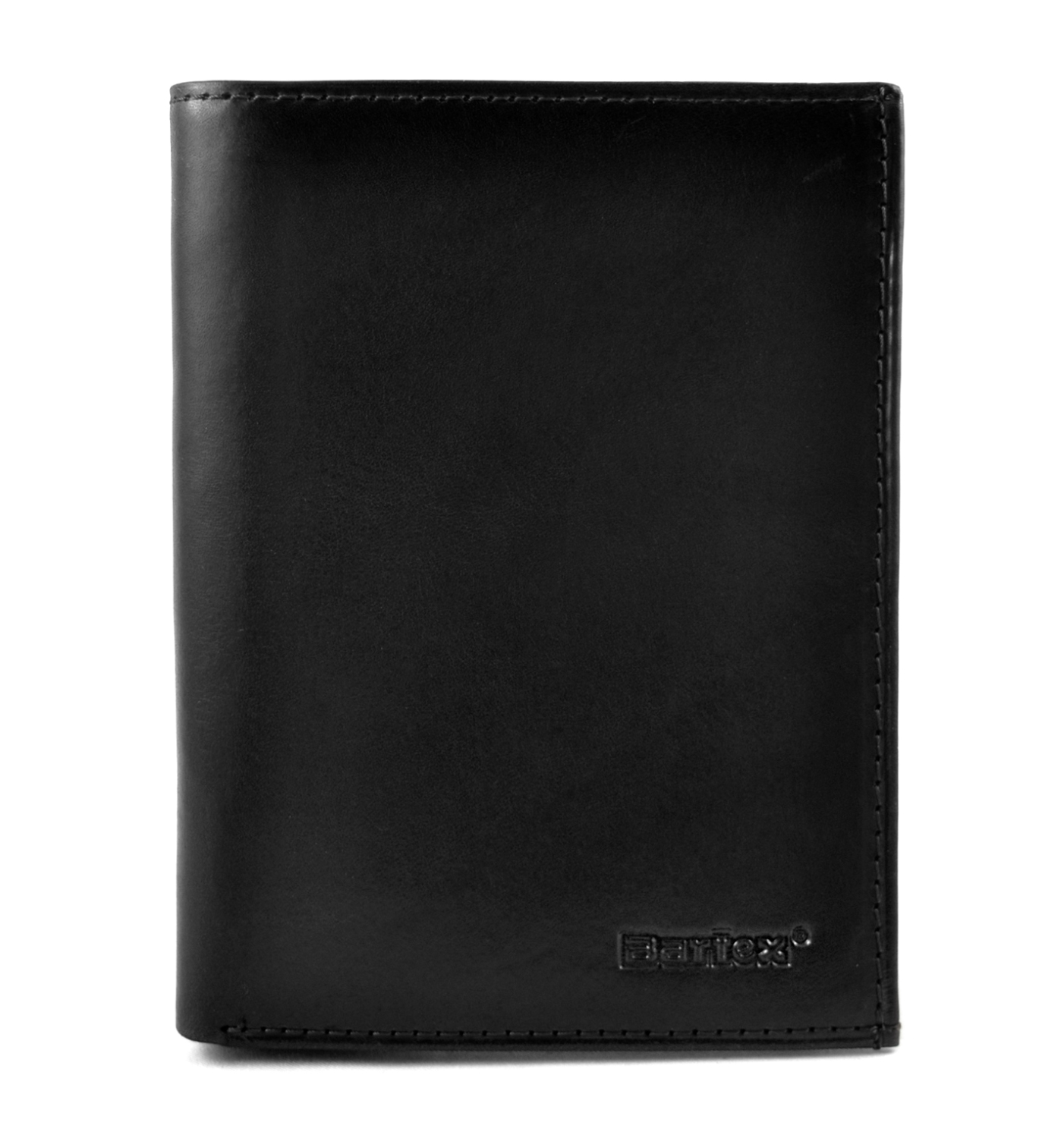 BARTEX 1019M-ID skórzany portfel męski czarny RFID Travel 1019M
