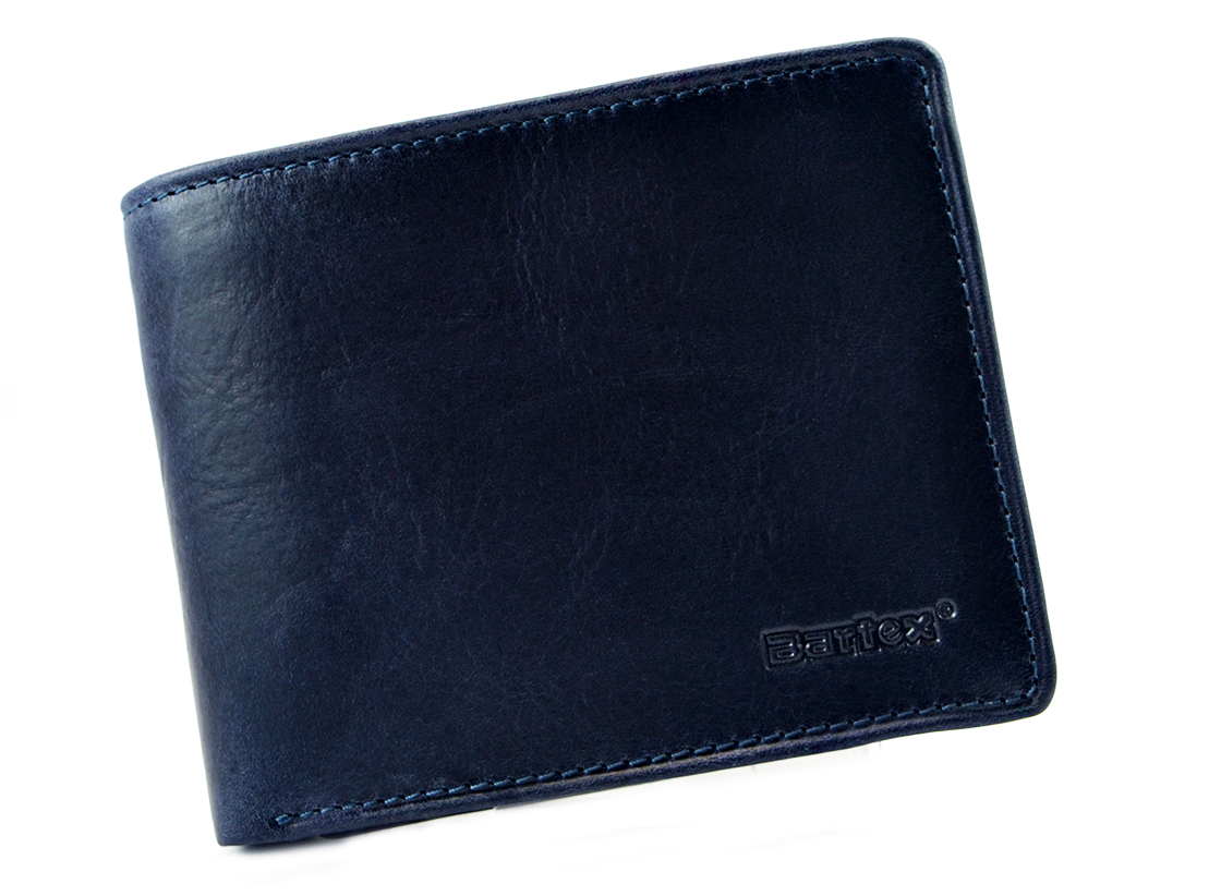 BARTEX 1096M ID – portfel męski skórzany granatowy z RFID 1096M-ID