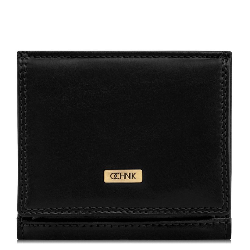 OCHNIK PORTFEL DAMSKI SKÓRZANY CZARNY SL-108-99